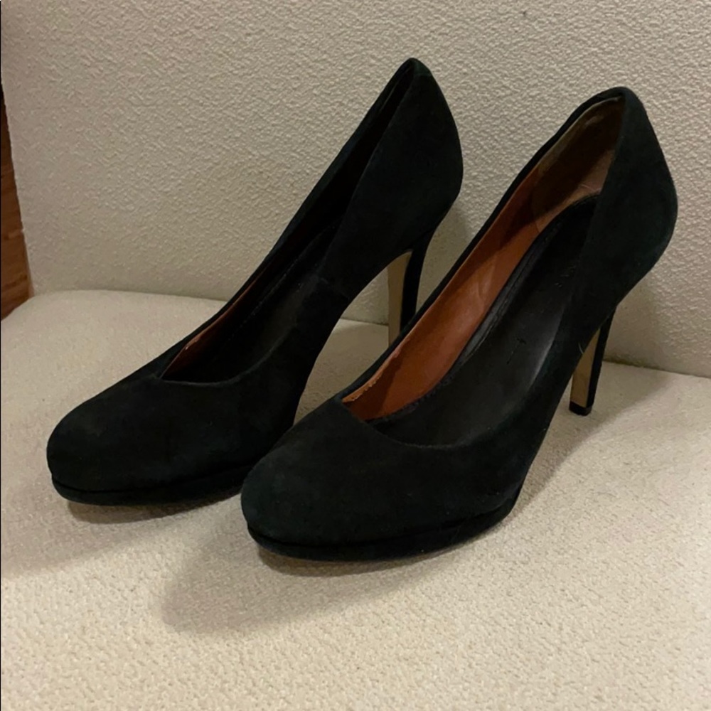 Banana Republic Black Suede Heels